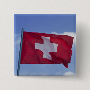Schweiz Flagga RF) Knapp