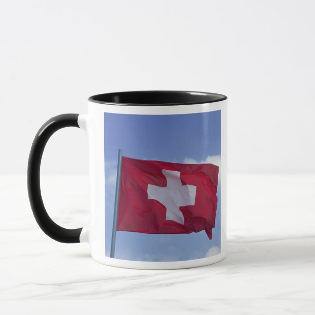 Schweiz Flagga RF) Mugg (Vänster)