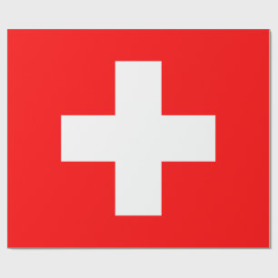 Schweiz Flagga (Schweiz) Presentpapper