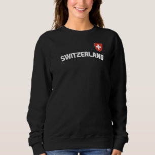 Schweiz Flagga Schweiz Pride Internationell Land T Shirt