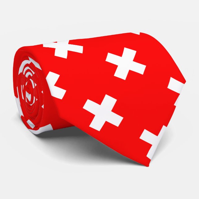 Schweiz Flagga Slips (Rullad)