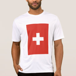 Schweiz flagga t shirt