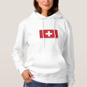 Schweiz Flagga T Shirt