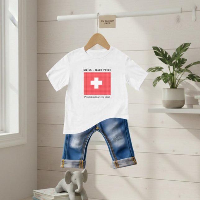Schweiz flagga t shirt (Skapare uppladdad)