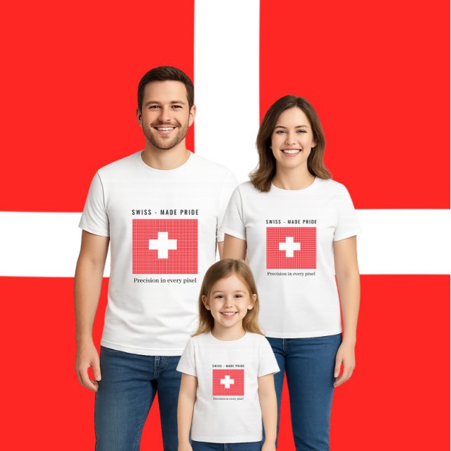 Schweiz flagga t shirt (Skapare uppladdad)