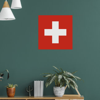 Schweiz-flagga telefonnummer poster