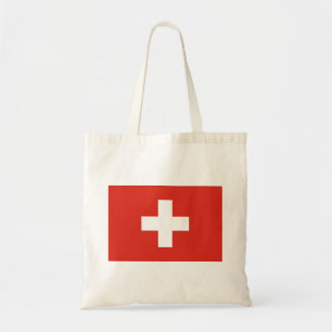 Schweiz flagga tygkasse