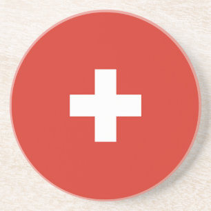 Schweiz flagga underlägg