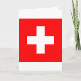 Schweiz Flagge Kort