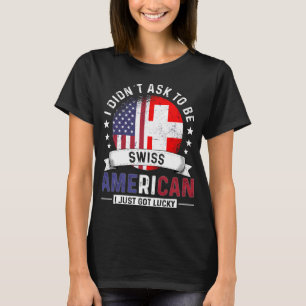 Schweiz Flaggor Pride Schweiz Flagga T Shirt