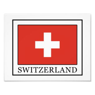 Schweiz Fototryck
