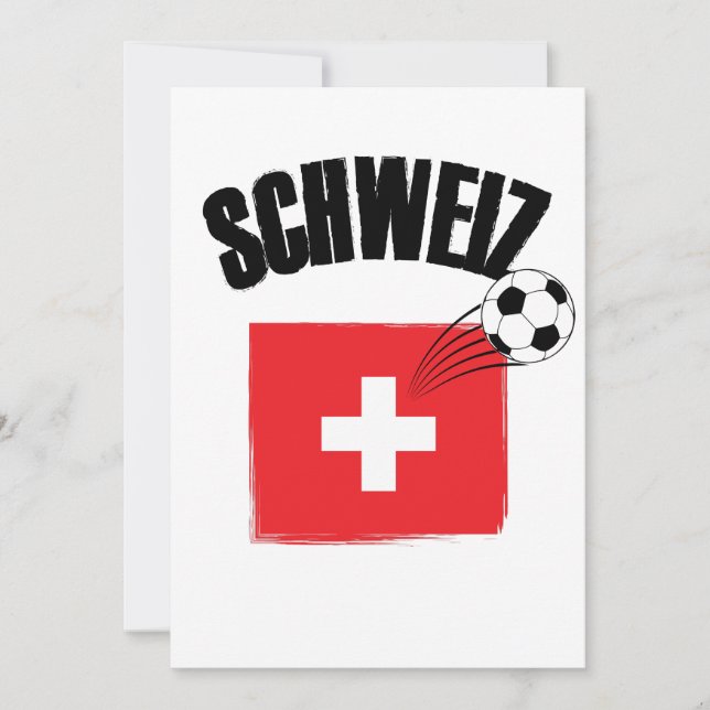 Schweiz Fussball Schweiz Flagga (Framsida)