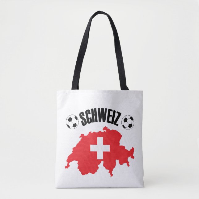 Schweiz Fussball Schweiz Karta Tygkasse (Framsida)