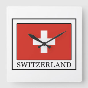Schweiz Fyrkantig Klocka
