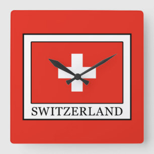 Schweiz Fyrkantig Klocka
