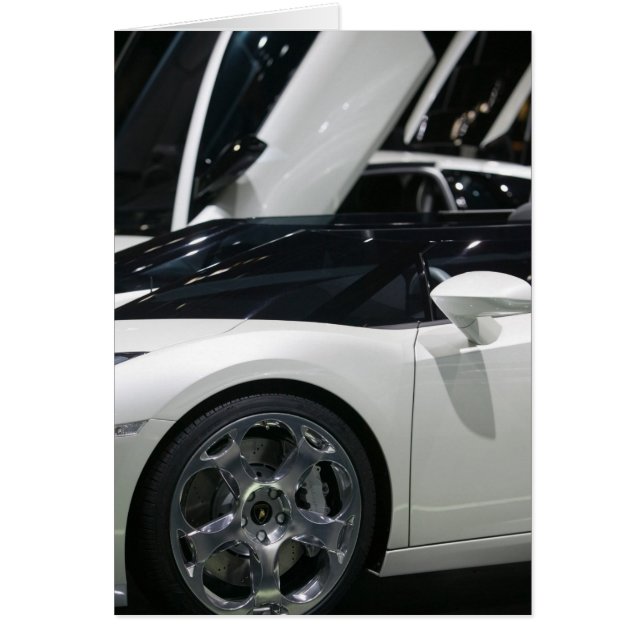 SCHWEIZ, GENEVA: 75:e Årlig Genève Auto 9 Hälsningskort (Framsidan)