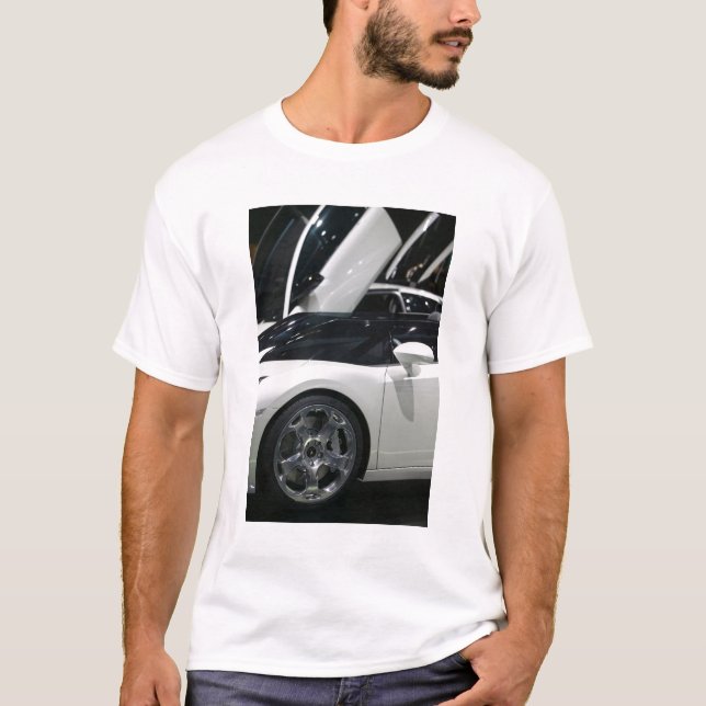 SCHWEIZ, GENEVA: 75:e Årlig Genève Auto 9 T Shirt (Framsida)