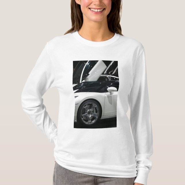 SCHWEIZ, GENEVA: 75:e Årlig Genève Auto 9 Tee Shirt (Framsida)