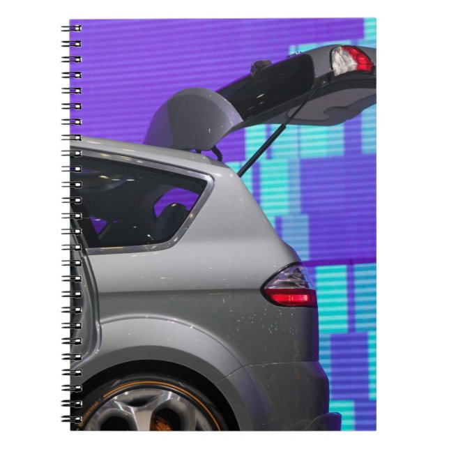 SCHWEIZ, GENEVA: 75:e Årlig GenèveAuto 10 Anteckningsbok Med Spiral (Framsidan)