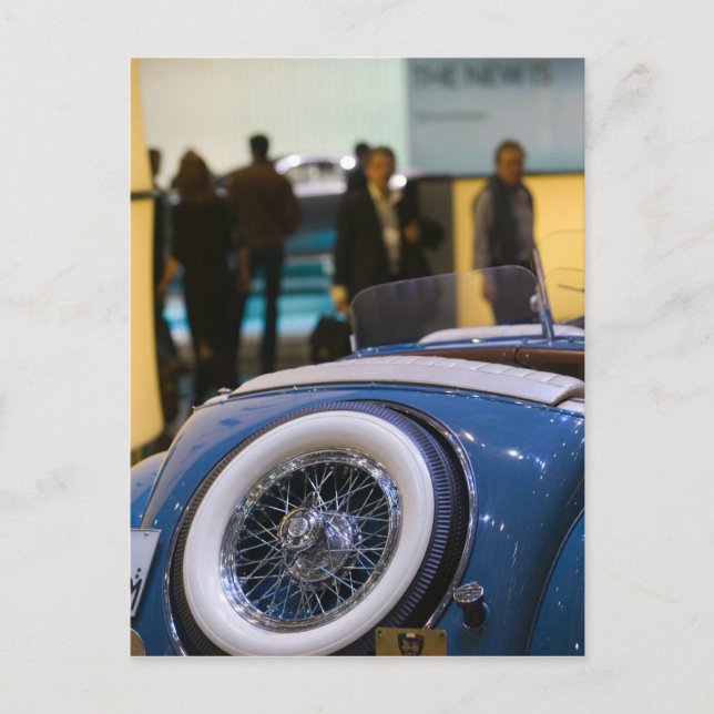 SCHWEIZ, GENEVA: 75:e årliga Genève Auto 7 Vykort (Framsida)