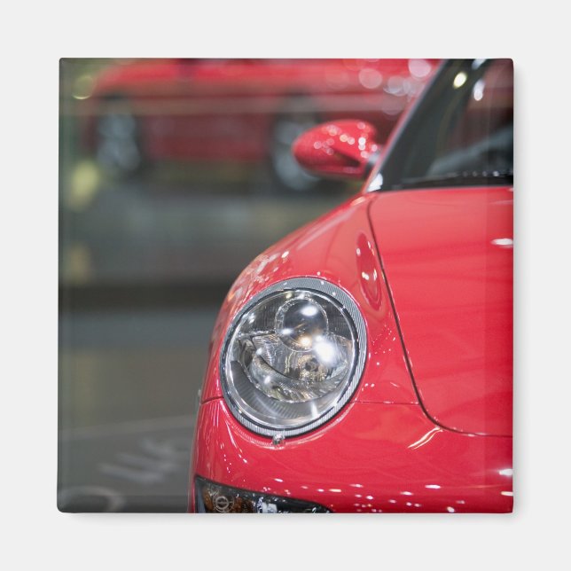 SCHWEIZ, GENEVA: 75:e årliga Geneve Auto 8 Magnet (Framsidan)