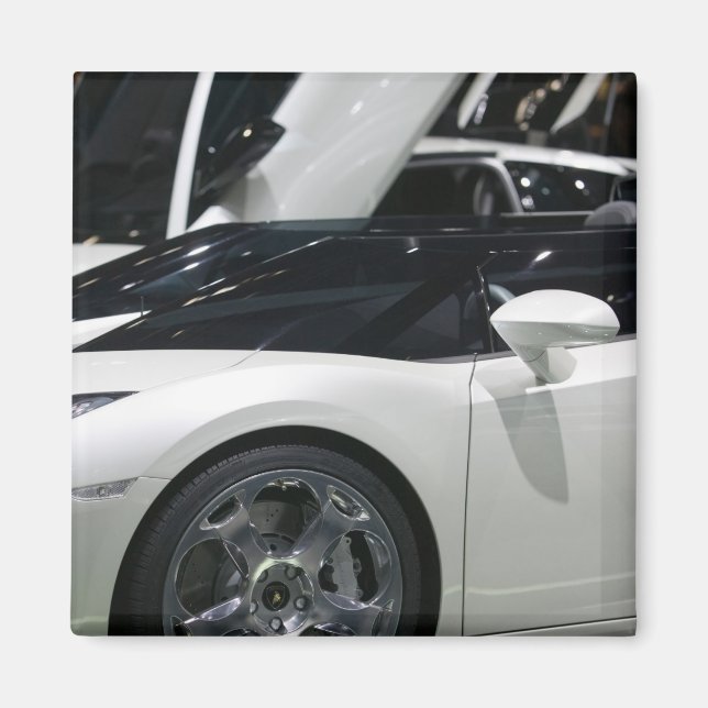 SCHWEIZ, GENEVA: 75:e årliga Genève Auto 9 Magnet (Framsidan)