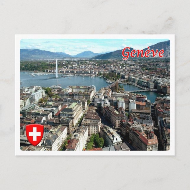 Schweiz - Genève - Genève - Genève Vykort (Framsida)