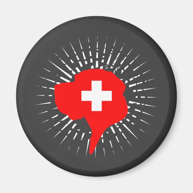Schweiz Grand Danois Magnet (Framsidan)