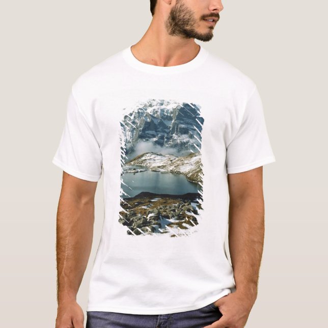 Schweiz, Grindelwald, Bernalperna, Utsikt Tee Shirt (Framsida)