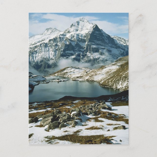 Schweiz, Grindelwald, Bernalperna, Utsikt Vykort (Framsida)