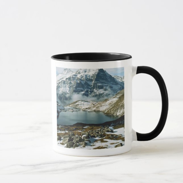 Schweiz, Grindelwald, Bernese Alperna, View Mugg (Höger)