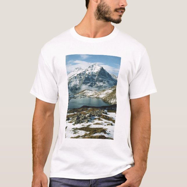 Schweiz, Grindelwald, Bernese Alperna, View Tee Shirt (Framsida)