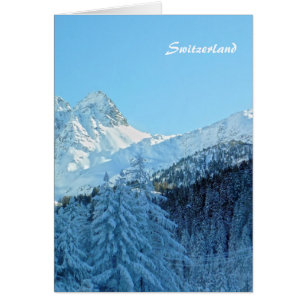 Schweiz Hälsningskort