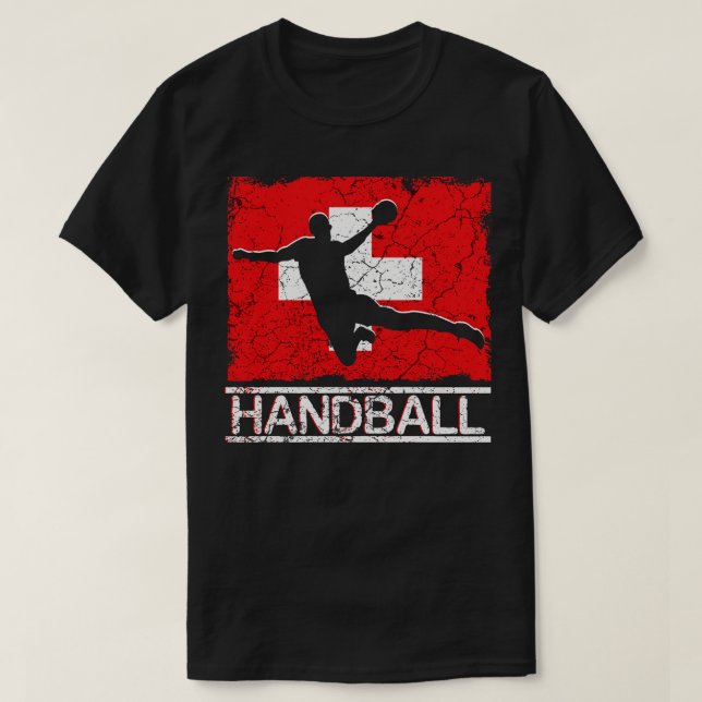 Schweiz Handball 2 T Shirt (Design framsida)