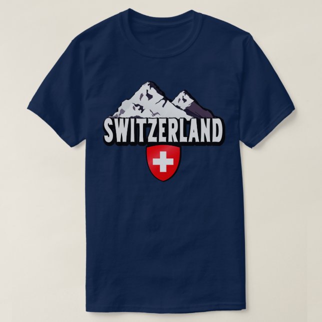 Schweiz hemberg Schweiz T Shirt (Design framsida)