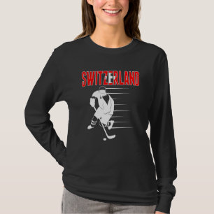 Schweiz ishockey Schweiz Hockeylag Support T Shirt