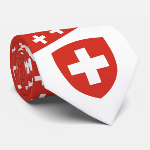 Schweiz Jacka av Arm, Flagga av Schweiz Slips