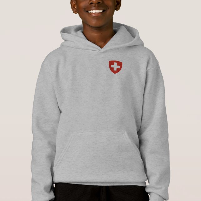 Schweiz jacka av arm tröja (Framsida)