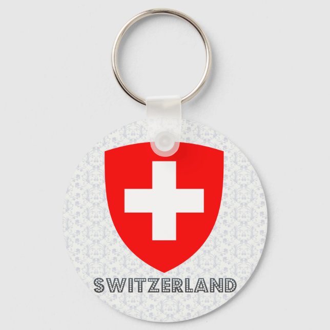 Schweiz Jackar Arm Nyckelring (Framsida)