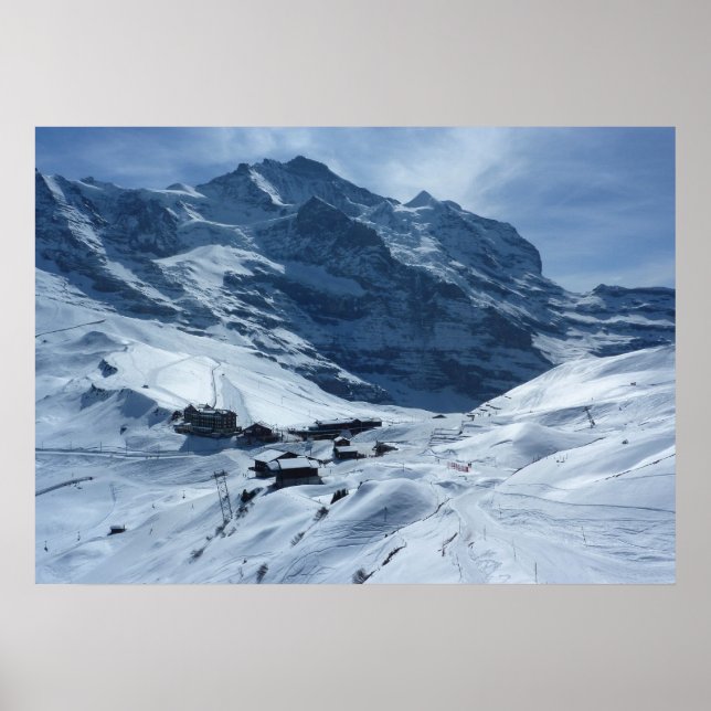 Schweiz Jungfrau, Kleine Scheidegg Poster (Framsidan)