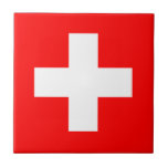Schweiz Kakelplatta<br><div class="desc">Schweiz flagga</div>