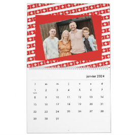 Schweiz | Lägg till ditt foto schweiziskt Flagga 2 Kalender