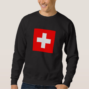 Schweiz Lång Ärmad Tröja