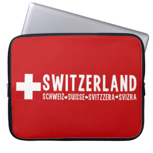 SCHWEIZ laptop sleeve