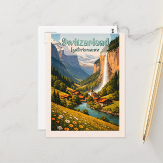 Schweiz Lauterbrunnen Vykort