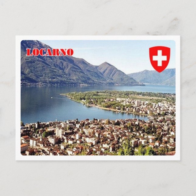 Schweiz - Locarno - Vykort (Framsida)