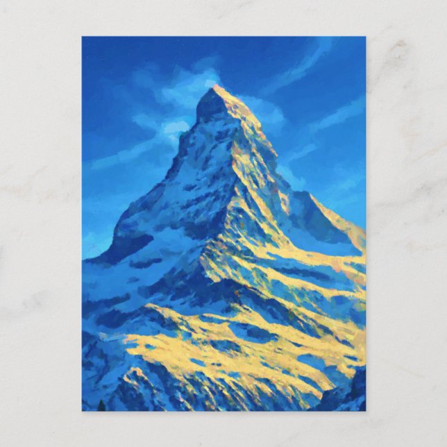 Schweiz Matterhorn Rådkort (Framsida)