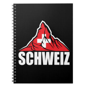 Schweiz Matterhorn Schweiz Anteckningsbok