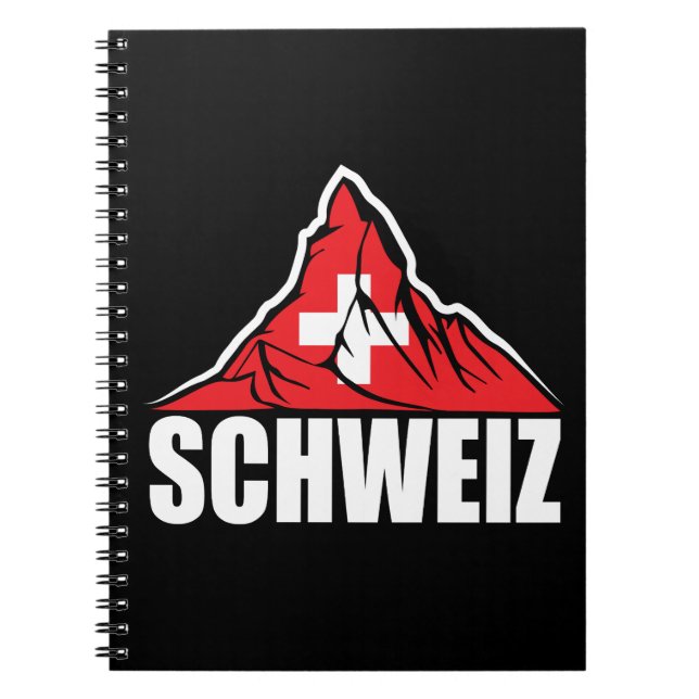 Schweiz Matterhorn Schweiz Anteckningsbok (Framsidan)