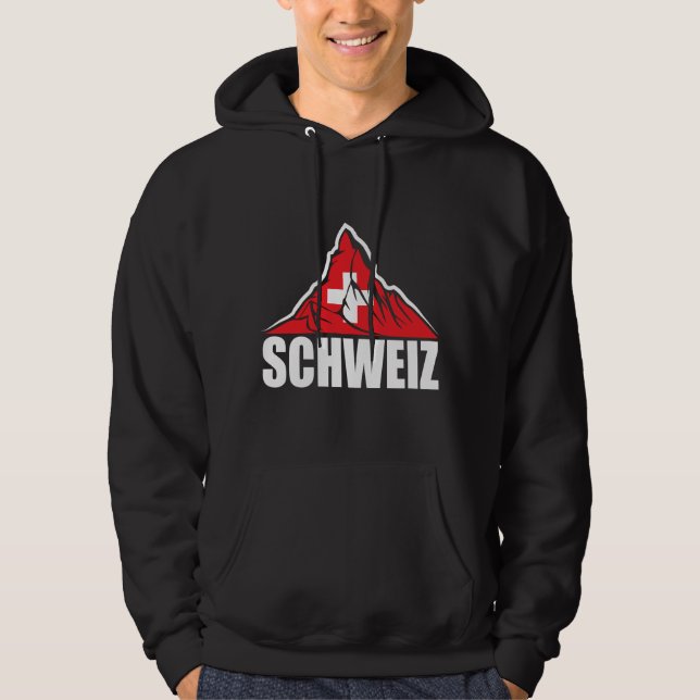 Schweiz Matterhorn Schweiz Hoodie (Framsida)